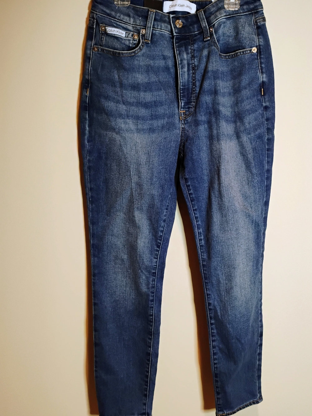 Calvin Klein Women’s Mid Wash Storm Blue Skinny Jeans  Size 8/29 27L